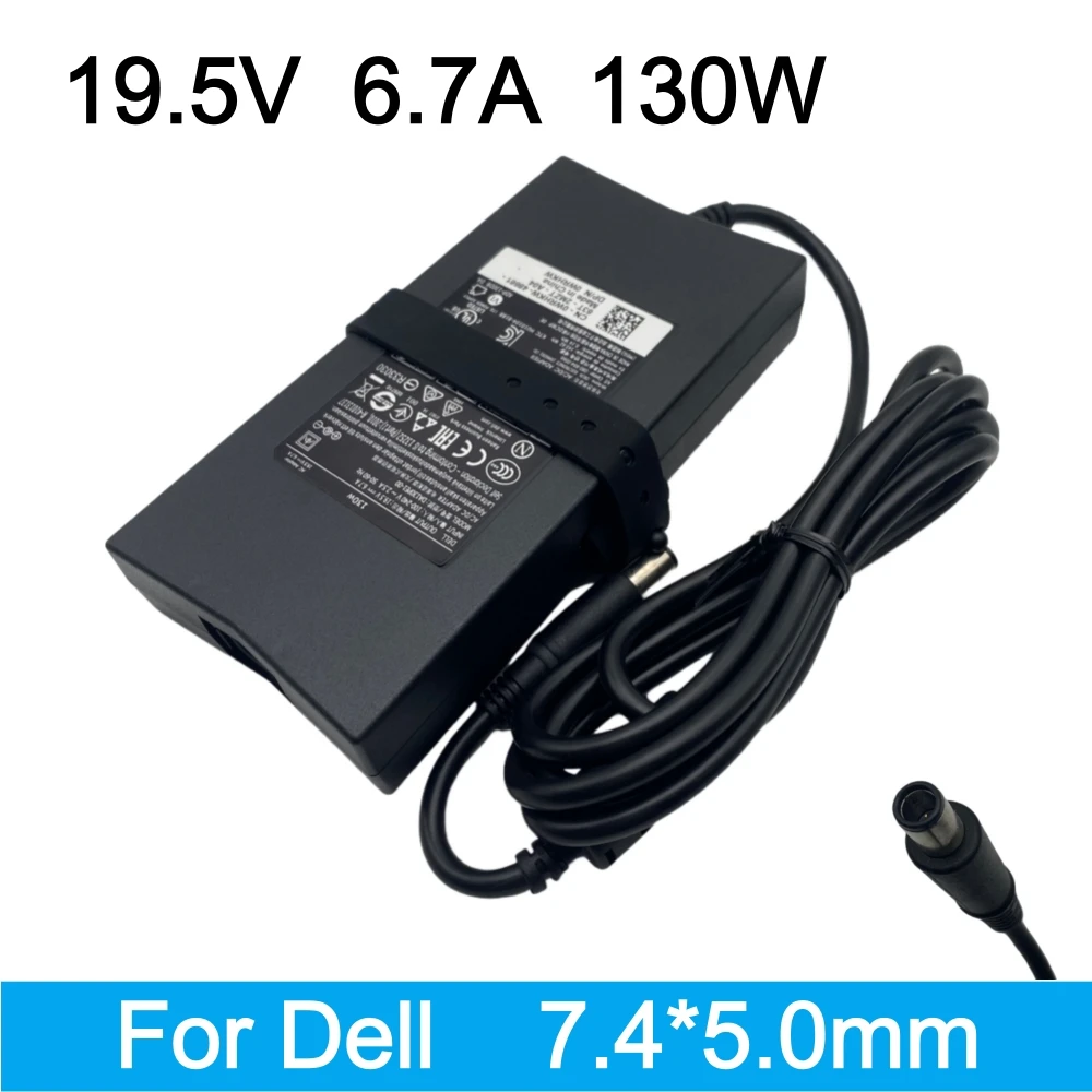 Original 130W 19,5 V 6.7A 7,4*5,0mm adaptador de CA cargador de ordenador portátil para Dell Inspiron 15 7559 N7110 N5110 XPS GEN 2 fuente de alimentación