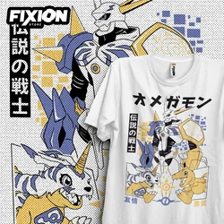 Digimon Omnimon Anime Merch Shirt Japanese Manga Unisex 100%Short Sleeves T-Shirt