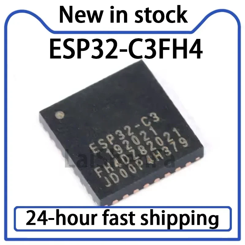 1PCS ESP32-C3FH4 Package QFN-32 WiFi+Bluetooth Dual-mode Wireless Communication Chip 32-bit MCU in Stock