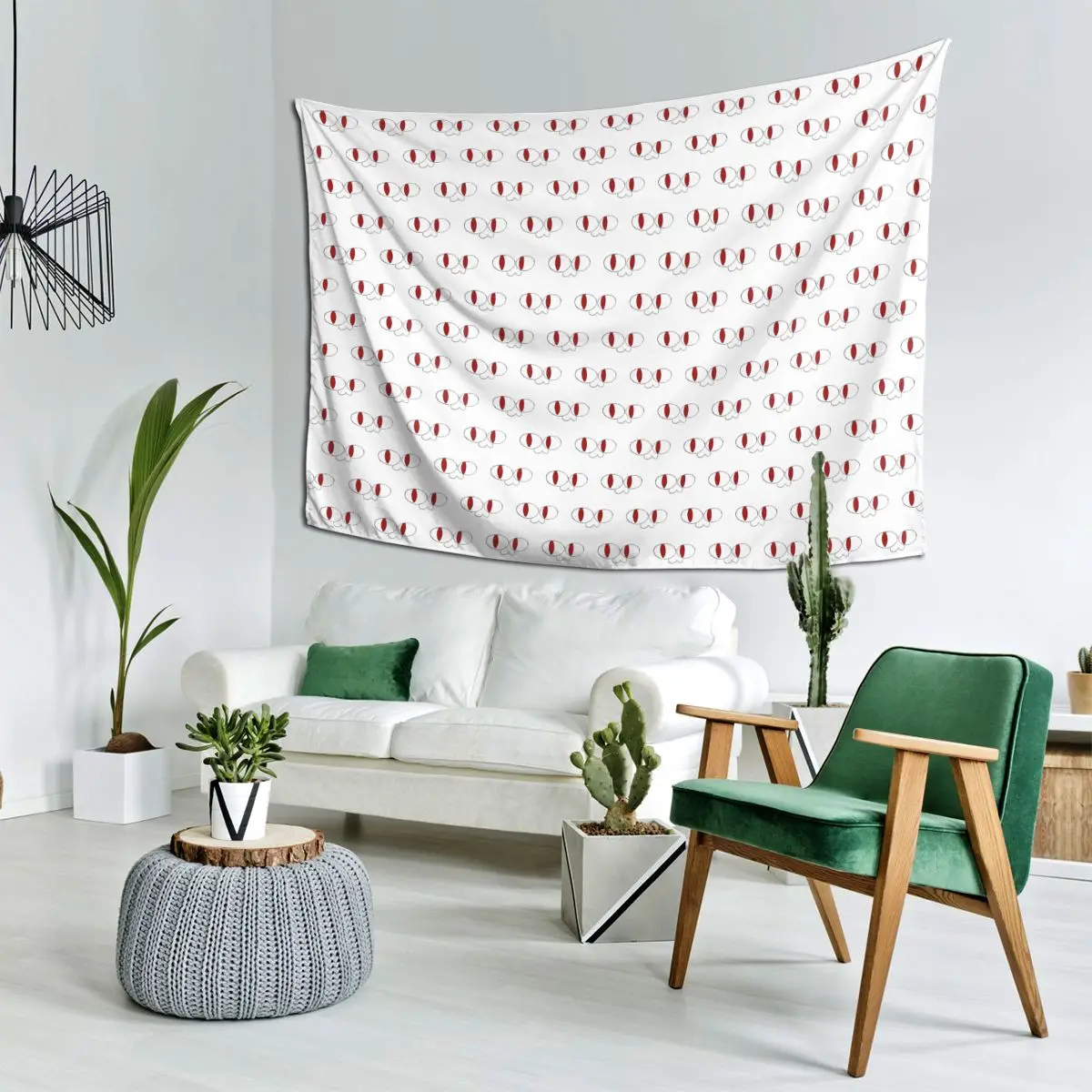 Smoking Neco Arc Tapestry Decoration Art Aesthetic Tapestries for Living Room Bedroom Home Wall Cloth Wall Hanging
