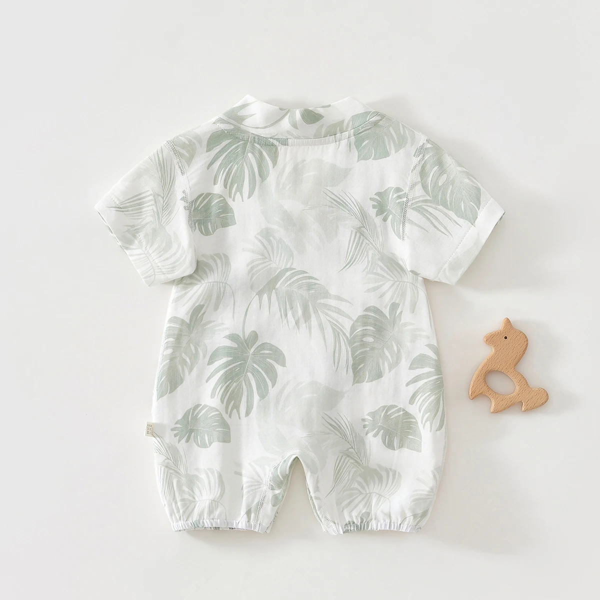 Baby Clothes, Summer Jumpsuits, Short-Sleeved Bamboo Cotton Gauze, Newborn Baby Clothes, Rompers, Pajamas, Monk Clothes view 2