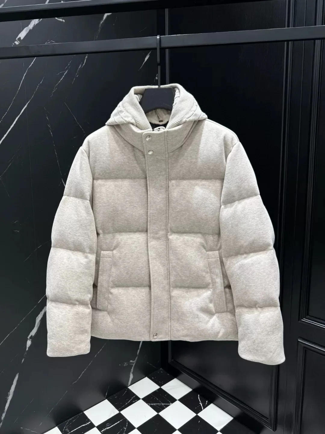 

Busin Casual Hooded down Jaet Men's White Du Feather Zipper Jaet Fall Winter New Sle Old Money Sle Warm Thiened