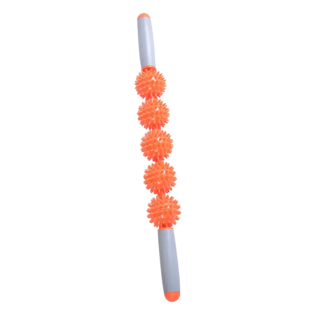 

Orange Portable Myofascial Release Spiky Deep Tissue Massage Roller for Elderly