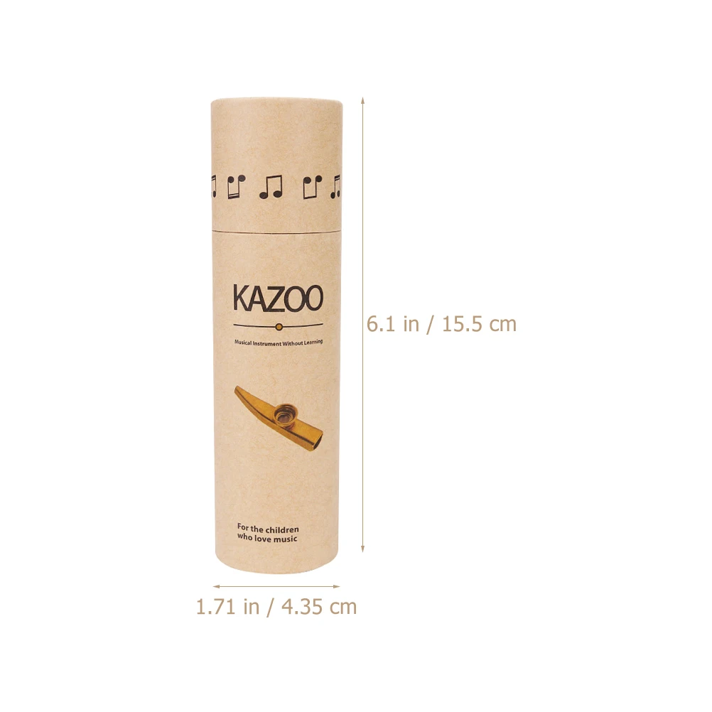 

Adults Kazoo Paper Tube Musical Instrument Carrying Container Accessories Simple Case