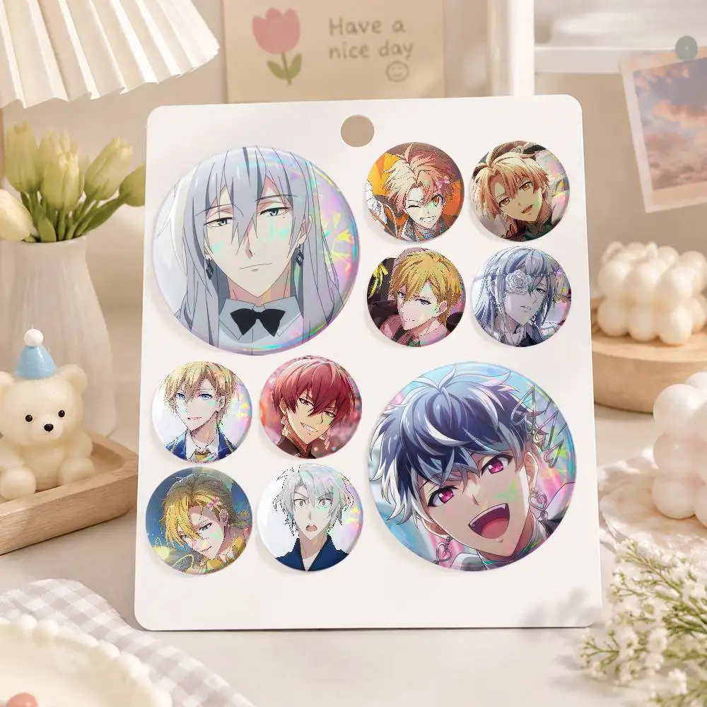 A-anime I-IDOLiSH7 Anime Round Badges, Brooches, Clothing Accessories, Birthday Gifts, Anime Conventions