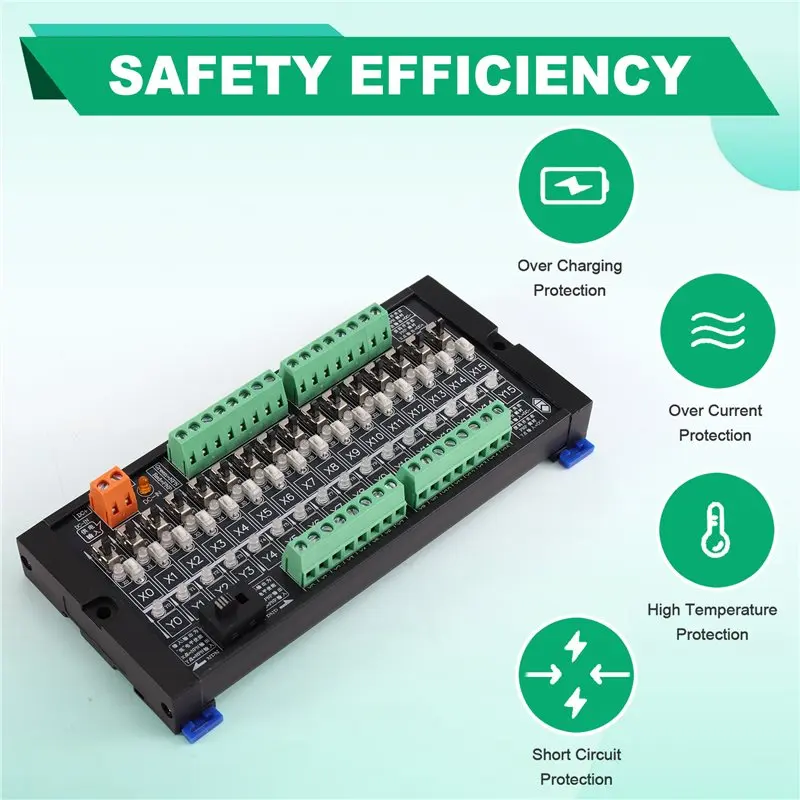 AAAF For Industrial Controller Testing Module For 16 Channels Digital Input Output For PLC-TEST-A Debugging