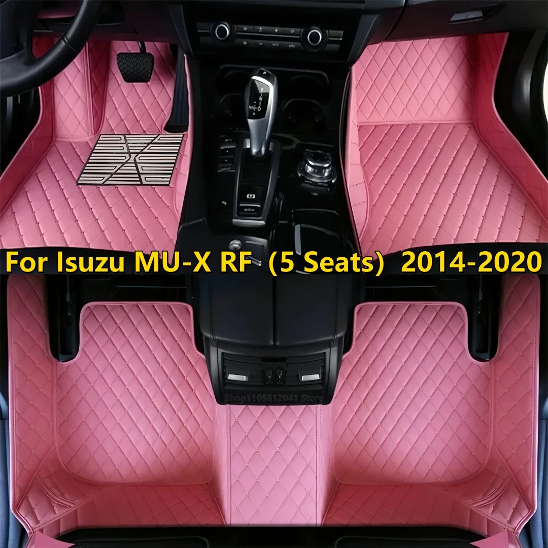 Auto Custom Car Floor Mats For Isuzu MU-X RF（5 Seats）2014 2015 2016 2017 2018 2019 2020 Carpets Rugs Foot Pads Accessories