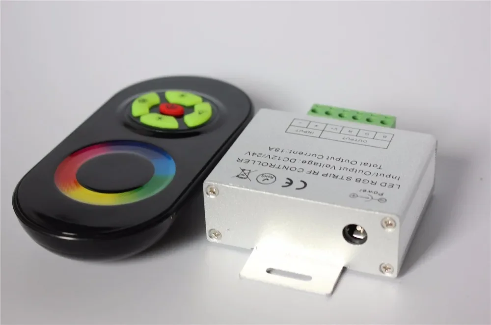 Magic Dream Color RGB LED Controller,DC12,24V 5 Keys Aluminum shell RF Touch RGB controller for led strips,wall lights