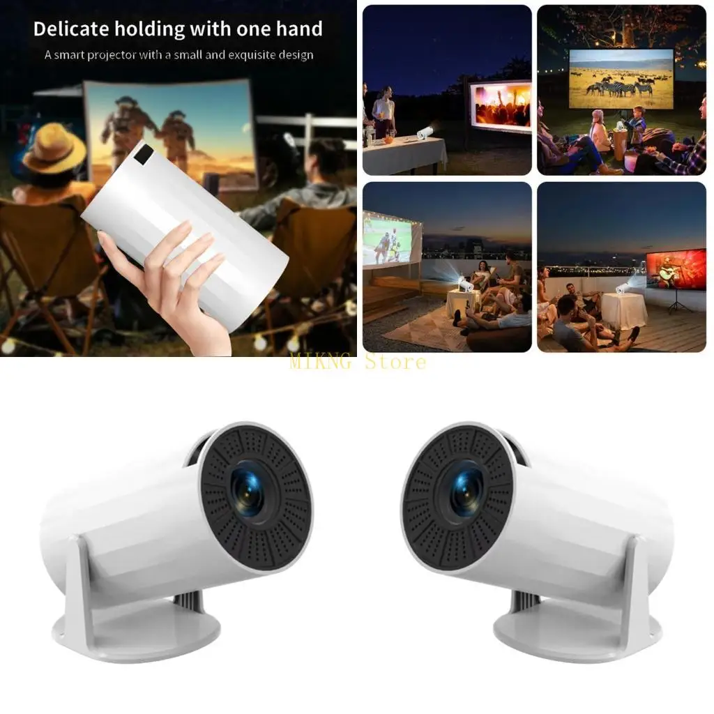 YL02 Mini proiettore a LED, Portable Home Theater Multifunctional Regalo compleanno per altoparlanti incorporato per