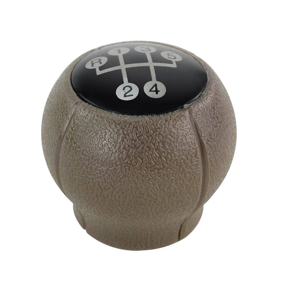 LZONE - BLACK / GREY 5 Speed Manual Gear Shift Knob For Opel Astra Corsa Sintra Tigra Vectra Zafira JR-GSK88