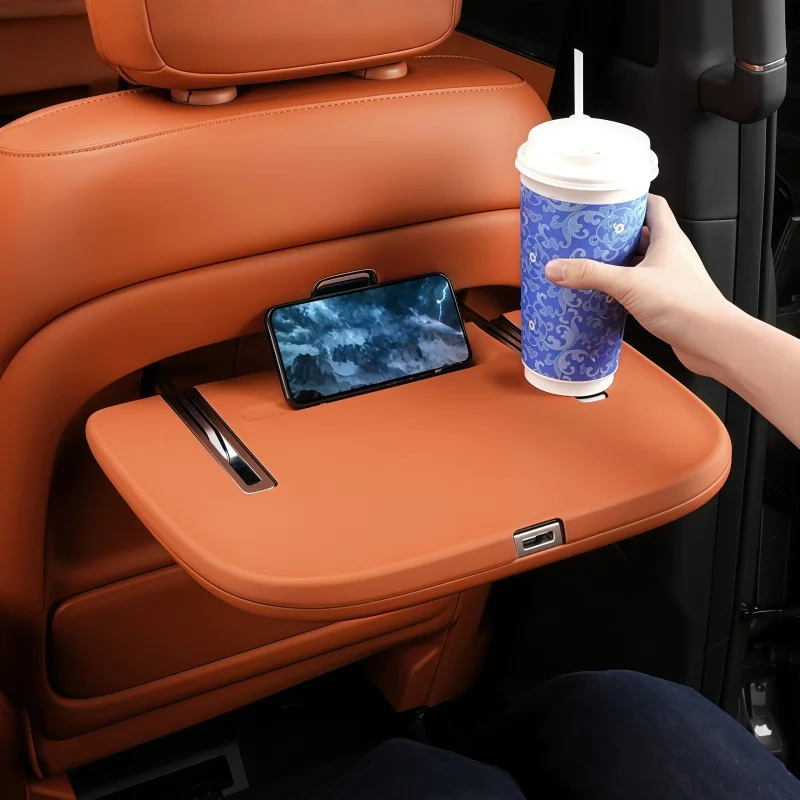 Fit for Jetour Zongheng G700 Car Anti Slip and Shock-absorbing Back Row Small Table Board Leather Pad Car Interior Accessories