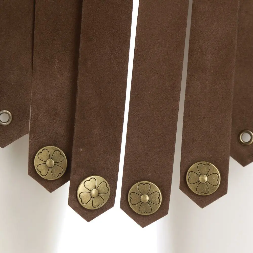 Mittelalterlicher Rüstungsrock aus Kunstleder mit Verstellbarer Taille, Lustiger Gladiator-Kampfrock, Historisches Fantasy-Cosplay-Accessoire für Ritter – Detail 5