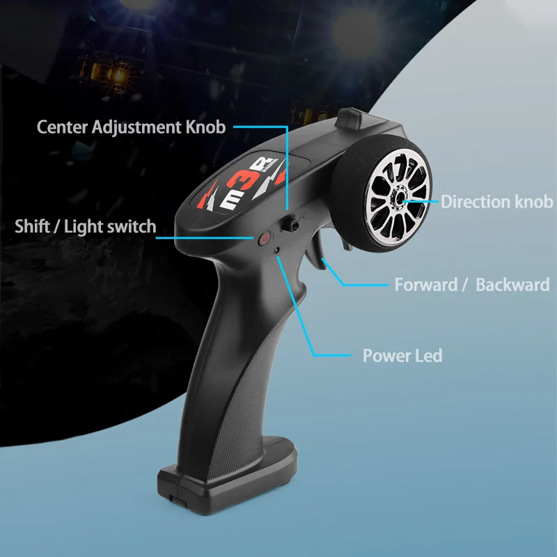 Wltoys 184020   1:18 미니 RC 자동차 2.4G LED 조명 4WD 오프로드 전기 크롤러 차량 원격 제어 트럭 장난감 어린이를위한