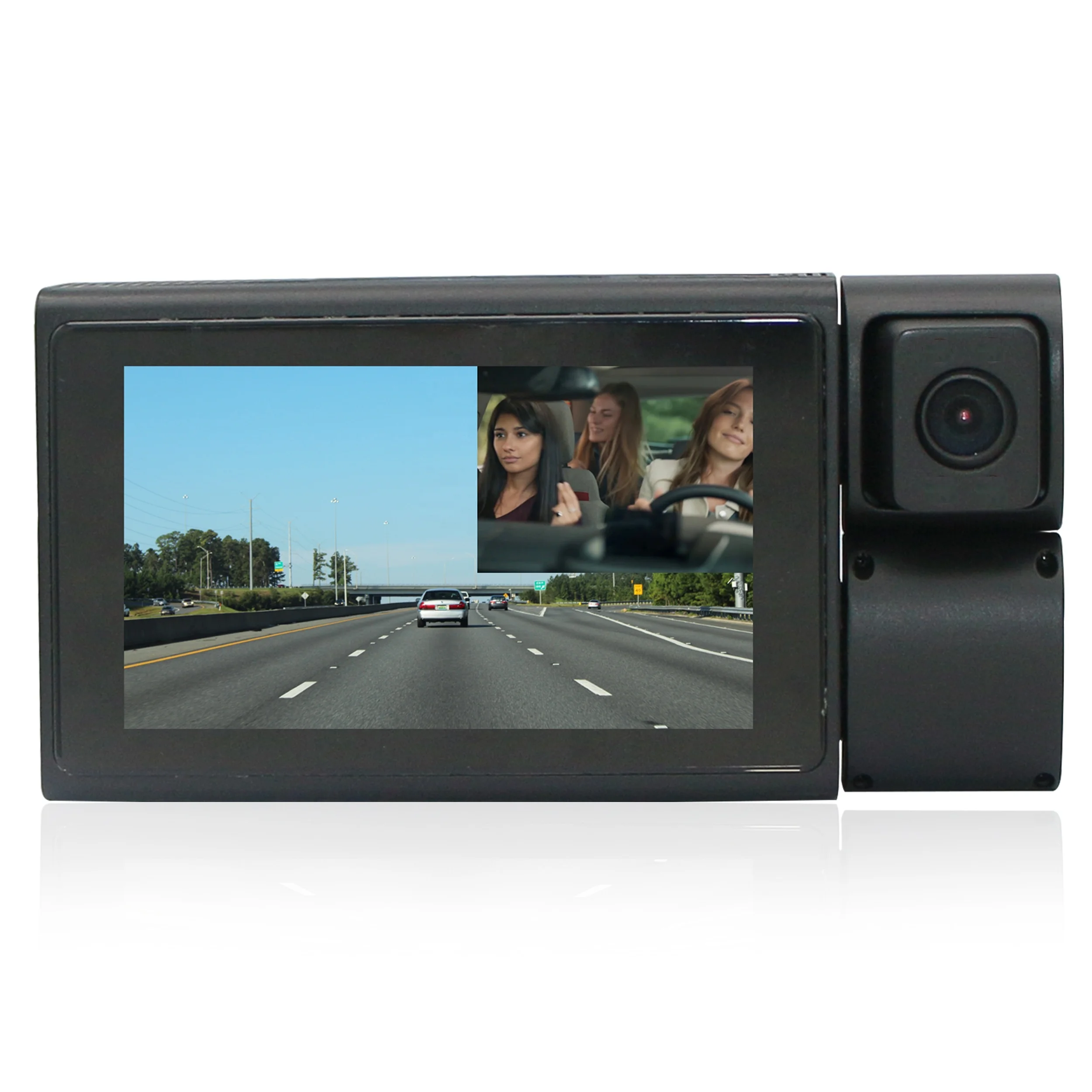 Hot Sale 1080p Hd Full 4 Inch Screen Wifi Car Black Box Dash Cam Android 8.1   4g Lte Car Gps Dvr Car Driving Recorder