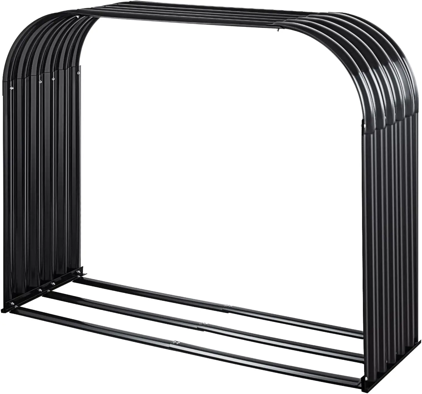 Heavy-Duty Metal Wood Storage Shed Newly Launched Indoor And Outdoor Use Iron Rack For Logs For Fireplace And Fire Pit