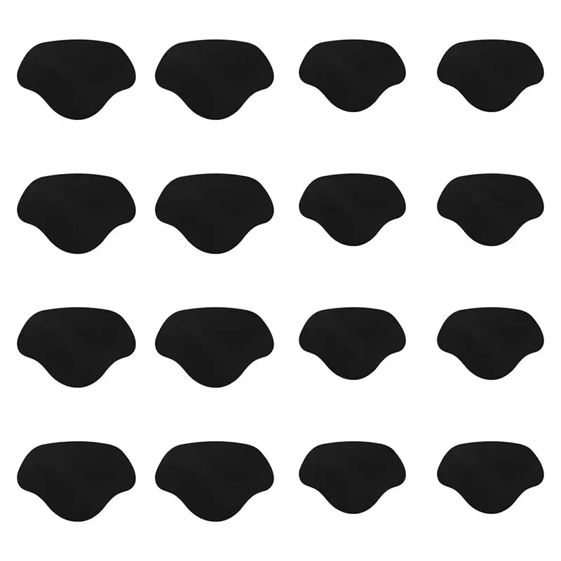 Juego de parches de reparación de cojín de talón de cuero, Kit de reparación de orificios interiores autoadhesivo, 16 piezas para botas, zapatillas, tacones altos