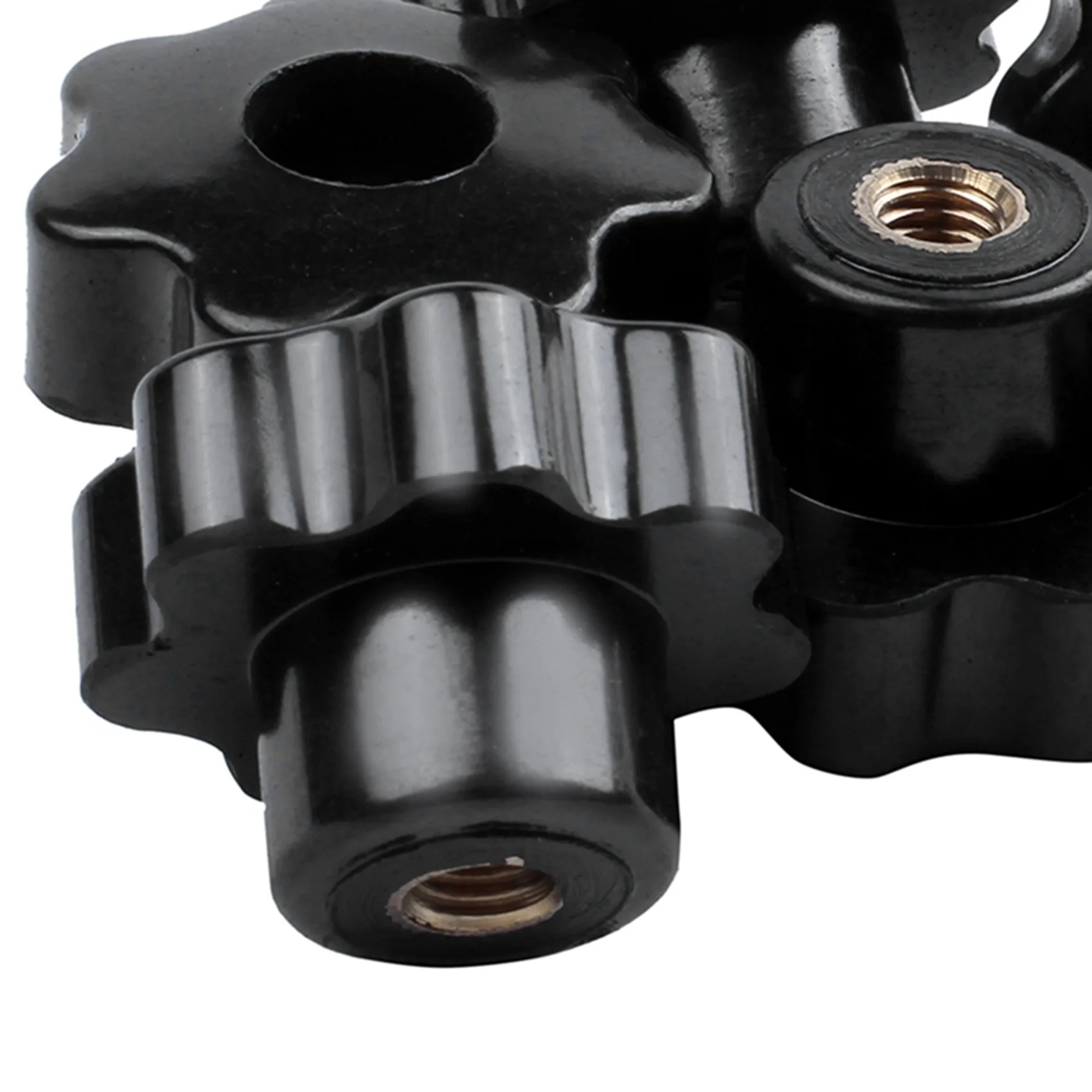 TFTP-Machinery Latche Knurled Clamping Nuts Knob Grip M8 Female Thread 18Pcs