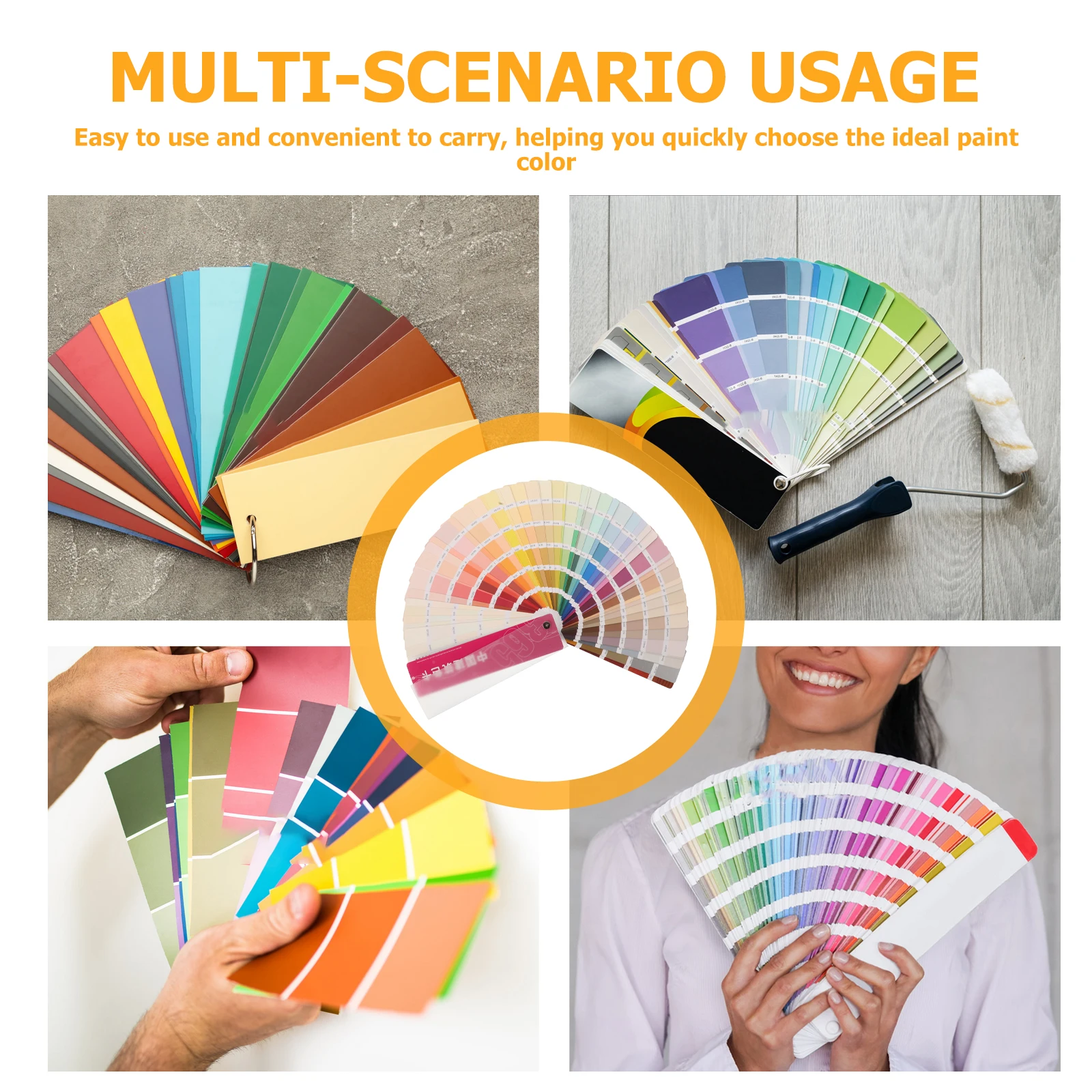 1pcs Color Card Paint Sample Cards Bulk Plastic Paper For Accurate Color Matching Diy Home Design Painting Supplies