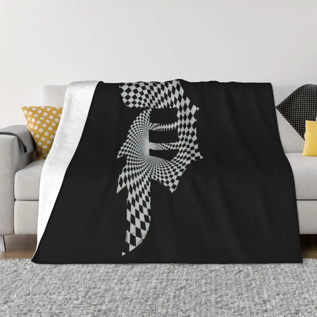 Original Street Fashion Skate Men Dirty P Warp Reflective Black Clo Unisex Size S 3Xl Throw Blanket