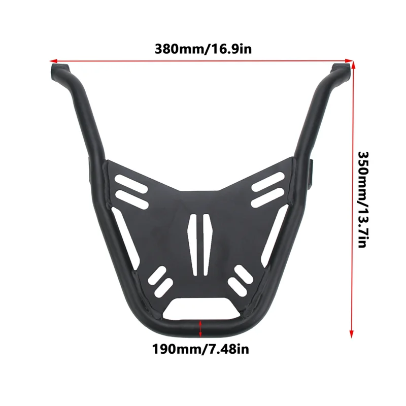 A77Q-الذيل صندوق العلوي الخلفي البضائع قوس دعم لهوندا ADV 350 ADV350 2025 دراجة نارية الخلفية رف أمتعة قوس البضائع #6