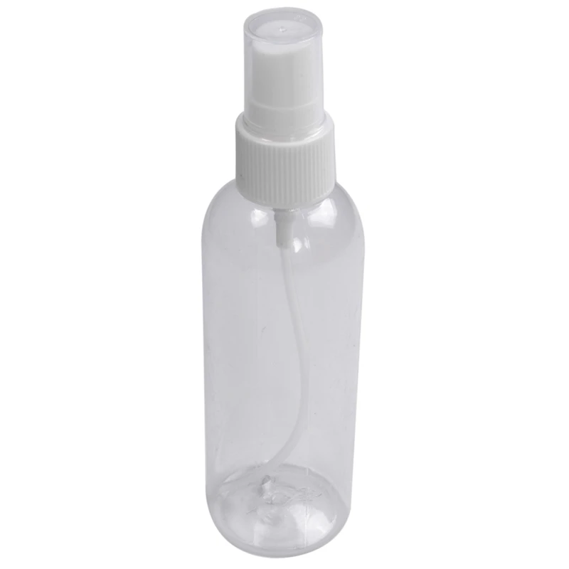 50PCS 100 Ml Transparent Plastic Perfume Atomizer Small Mini Empty Spray Refillable Bottle Travel Bottles Set