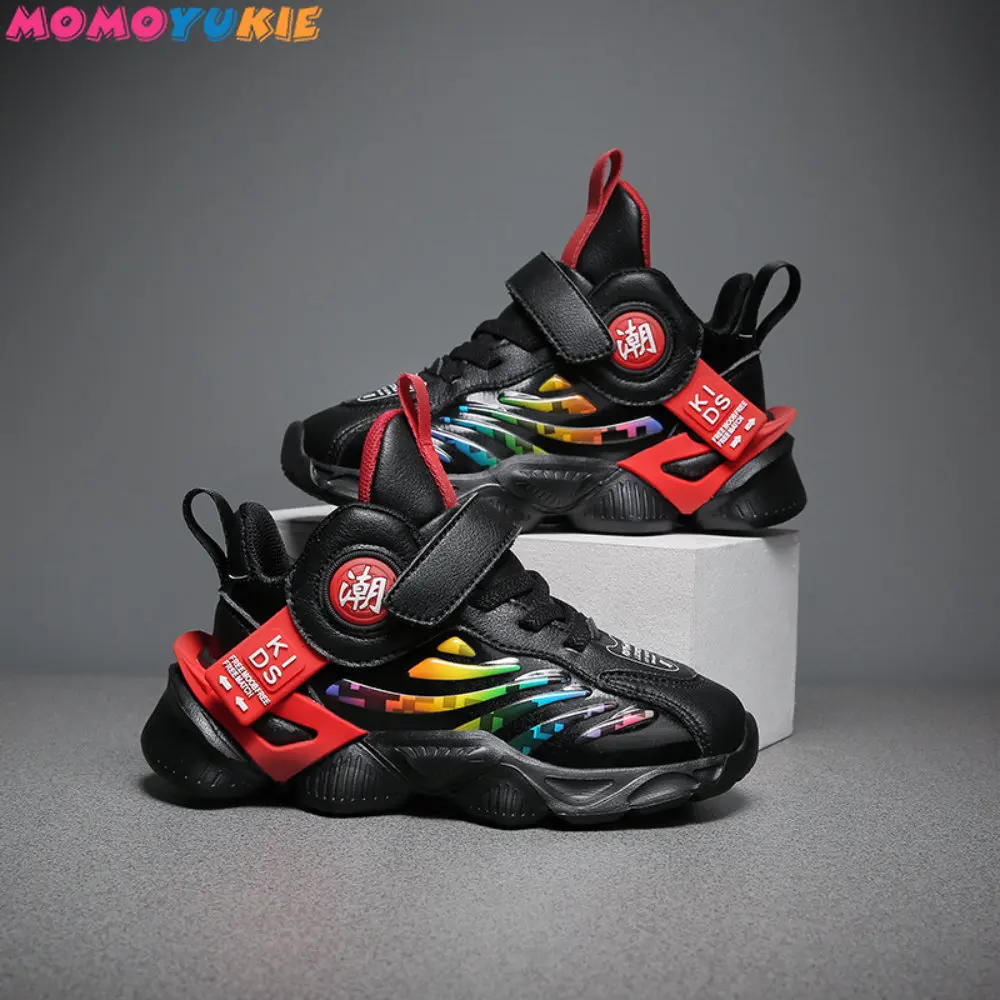 

Spring Autumn Boy Basketball Sports Shoes for Boy High Quality Running Casual BreathableKids Shoes Enfant Childrens Comfortable