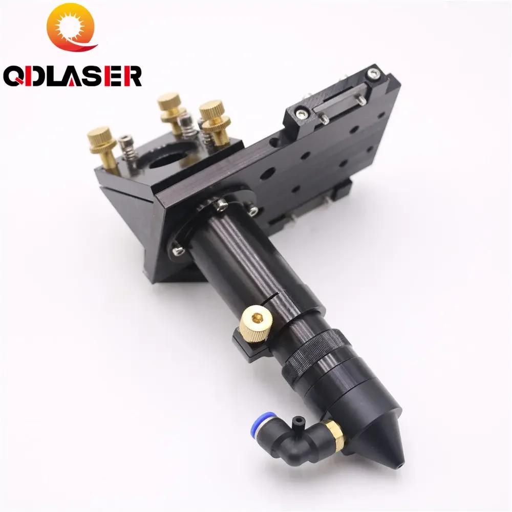 QDLASER High Quality CO2 Laser Cutting Head for Focus Lens Dia.20 FL.50.8 63.5 101.6mm & Mirror 25mm Mount