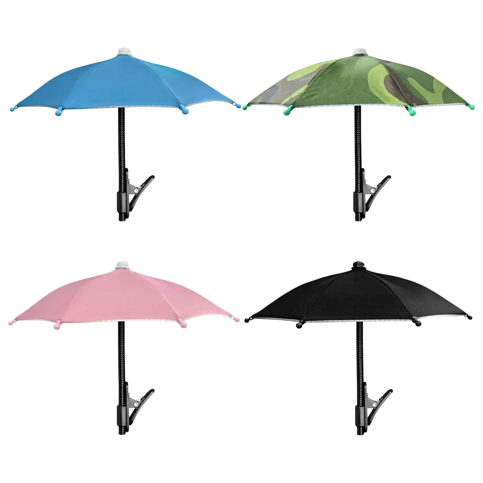 Cell Phone Sun Shade Clip On Anti Glare Umbrella Visor Universal Smartphone Shade Cover for Beach Pool Cycling Driving Vacation