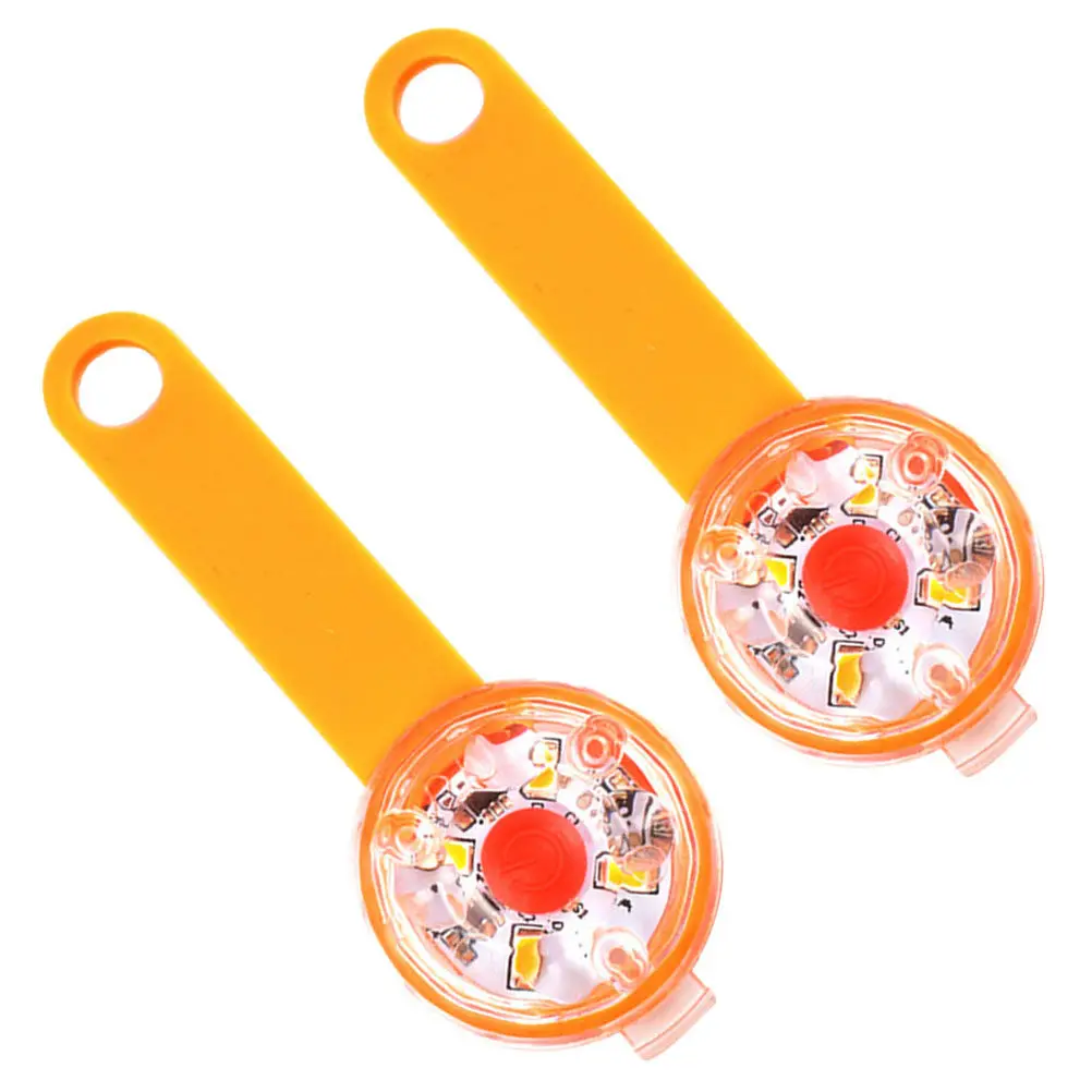 

2 шт. USB-светящиеся подвески для домашних животных, яркий декор для шеи, водонепроницаемые, долговечные, для безопасных ночных прогулок на улице