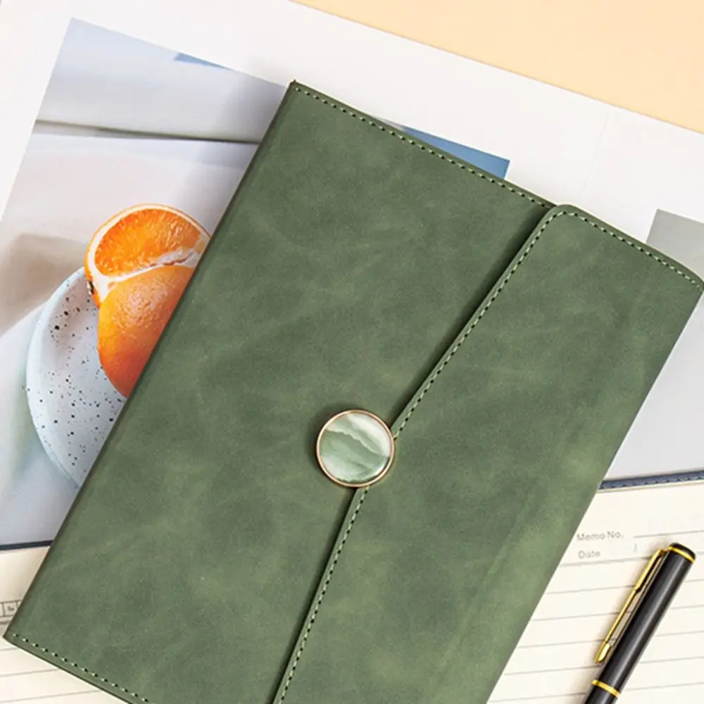 100 Pages Business Notebook Paper Soft Magnetic Buckle Notebook Multifunction Portable Graduation Gift Notebook