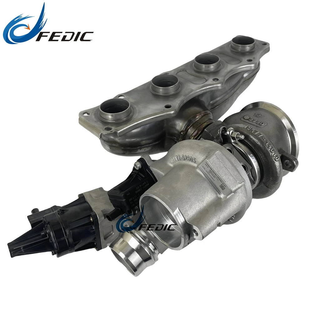 غلاف فولاذي توربو مع المحرك الإلكتروني49477-02006 لـ X1 X3 Z4 125 320 328 520 528 2.0 181HP 242HP N20 N26 N26B N20B20A #4