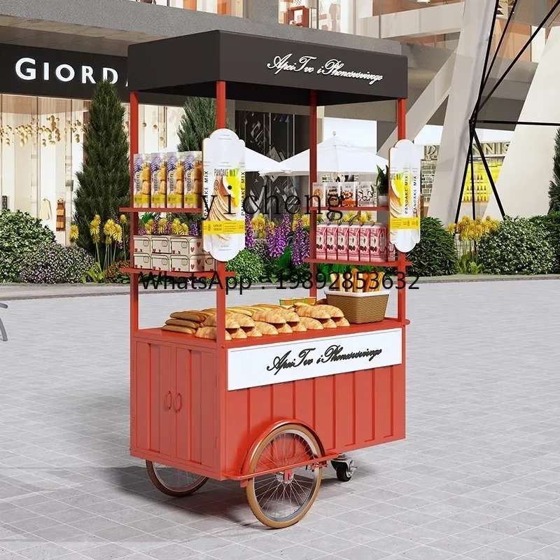 

V5.11 Commercial Street Outdoor Night Market Activities Snack Cart Mobile Promotional Cart Coffee Cart