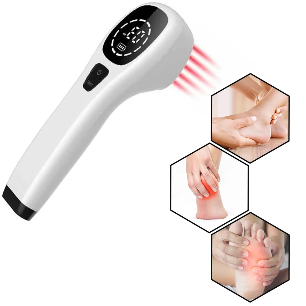 LLLT 650nm and 808nm Cold Laser Physical Therapy Handy B Cure Device Back Pain/Neck Pain/Shoulder Pain Relief