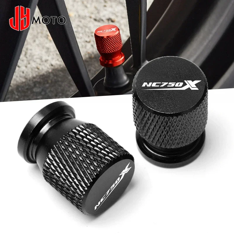 

With Logo NC750X For HONDA NC 750X NC750 X DCT 2014-2021 CNC Motorcycle Accessories Wheel Tire Valve Caps Air Port Stem Cover