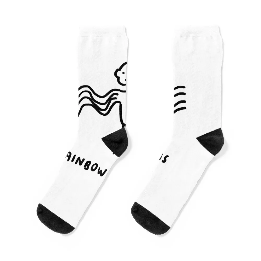 

Rainbow Rhythms Socks sports and leisure retro Lots essential Socks Women's Men's