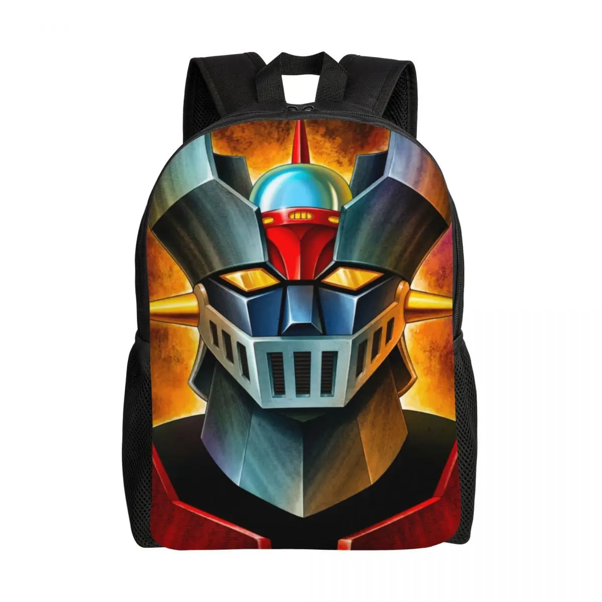 

UFO Robot Mazinger Z Backpacks for Men Women School College Students Bookbag Fits 15 Inch Laptop Anime Manga Bags