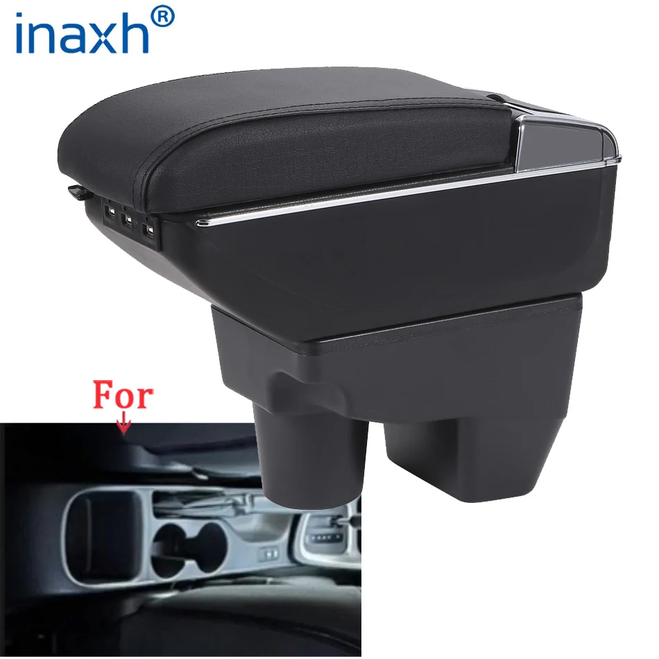 

For Toyota Yaris Armrest Box For Toyota Yaris Elegant Car Armrest Car Storage Box Retrofit parts Interior Car Accessories Arm