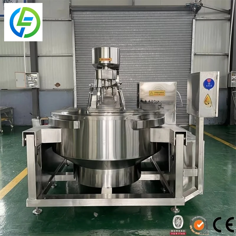 Customize Stainless Steel 304 Food Grade Meat Soup Sauce Industrial Steam Cooking Pot Commercial Electric Cooking Cooking Pots
