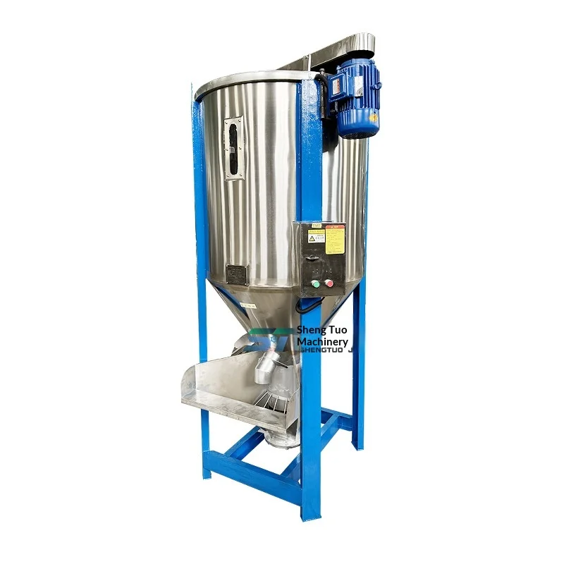 XUANLE Plastic Drying Mixer Vertical Mixing Barrel Polyethylene Particle Homogenizing Chamber 5-Ton Forced-Feed Machine 20000L