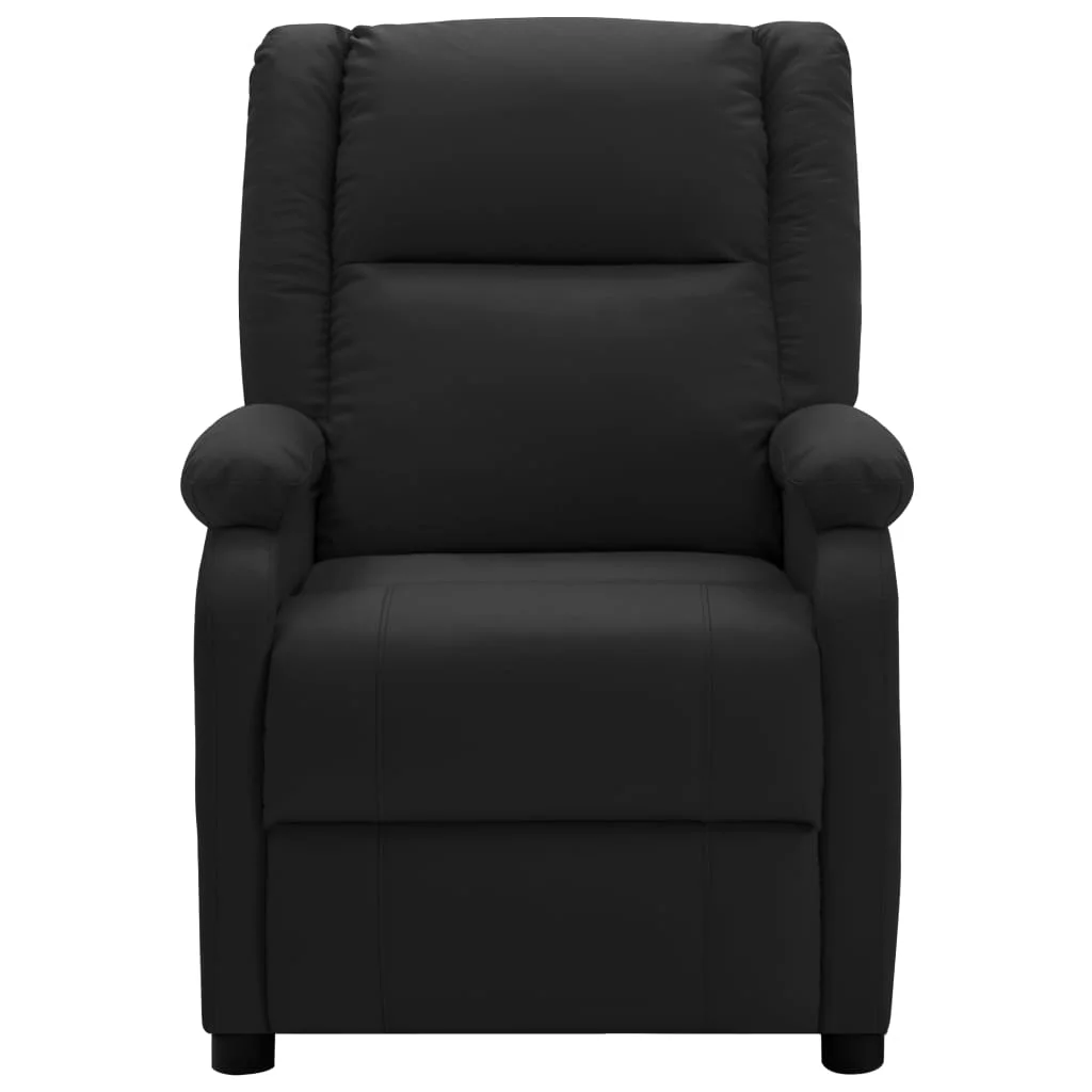 Massage Chair Black Faux Leather Recreational chair