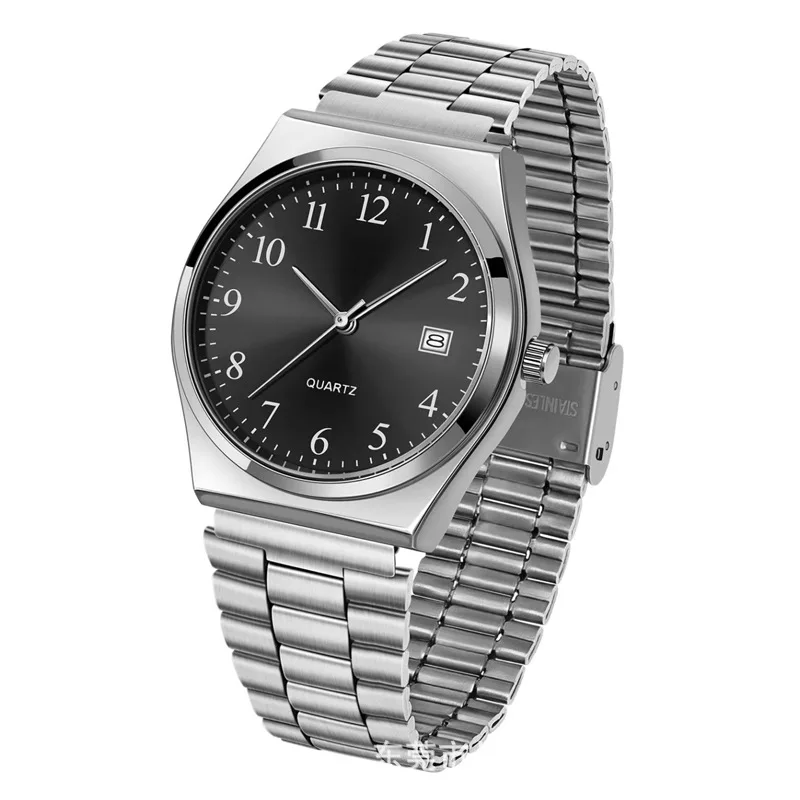 Ladies Watch, Simple Digital Fashion Casual Steel Belt Quartz Watch