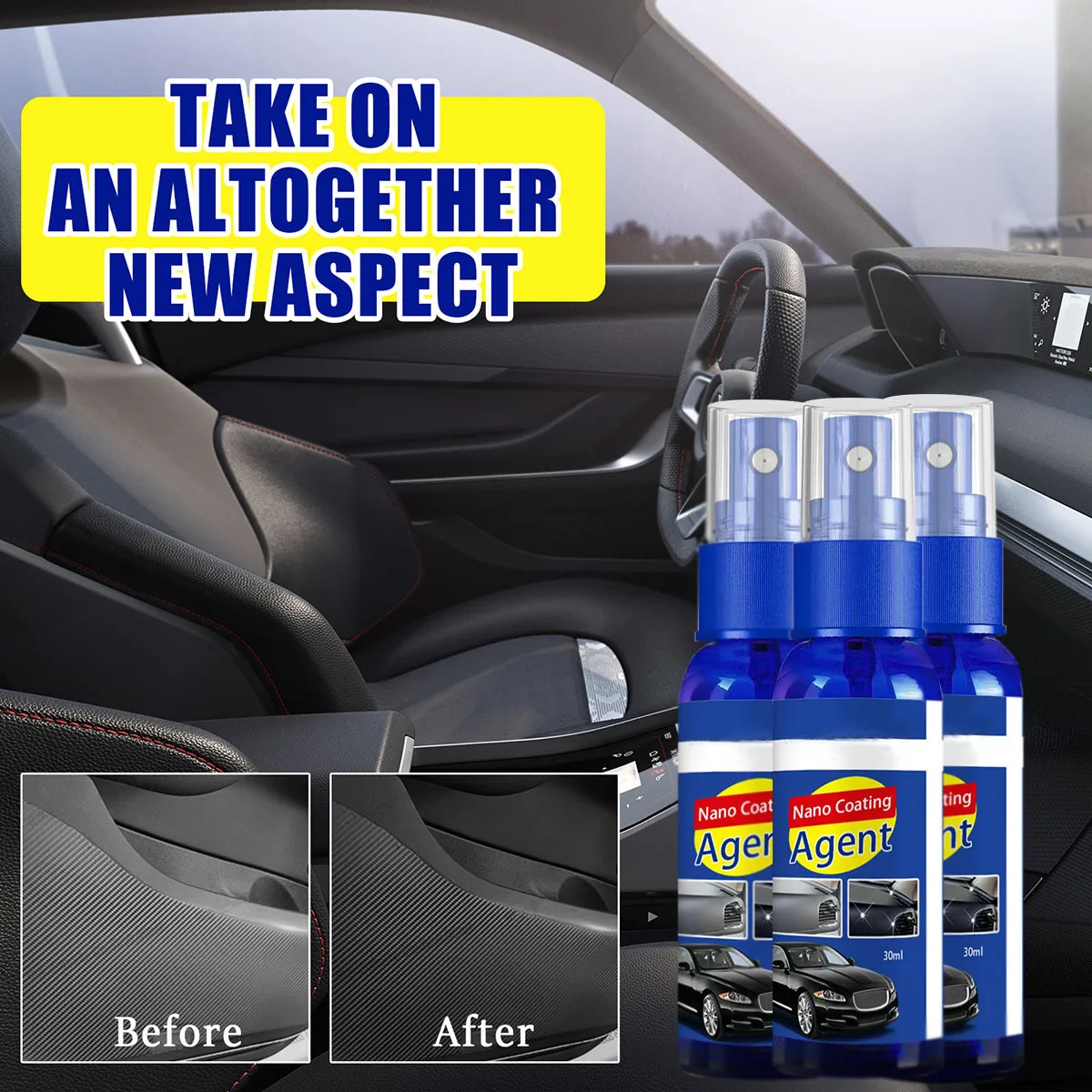 Car Plastic Restorer Polish Back To Black Restore Repair Hydrophobic Body Polish Car Ceramic Repair Clean Restoration Agent