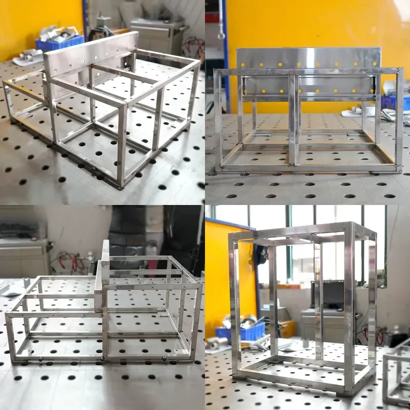 Premium Welded Metal Frames Custom Components for Equipment Support Structures Durable Industrial Grade Fabrication