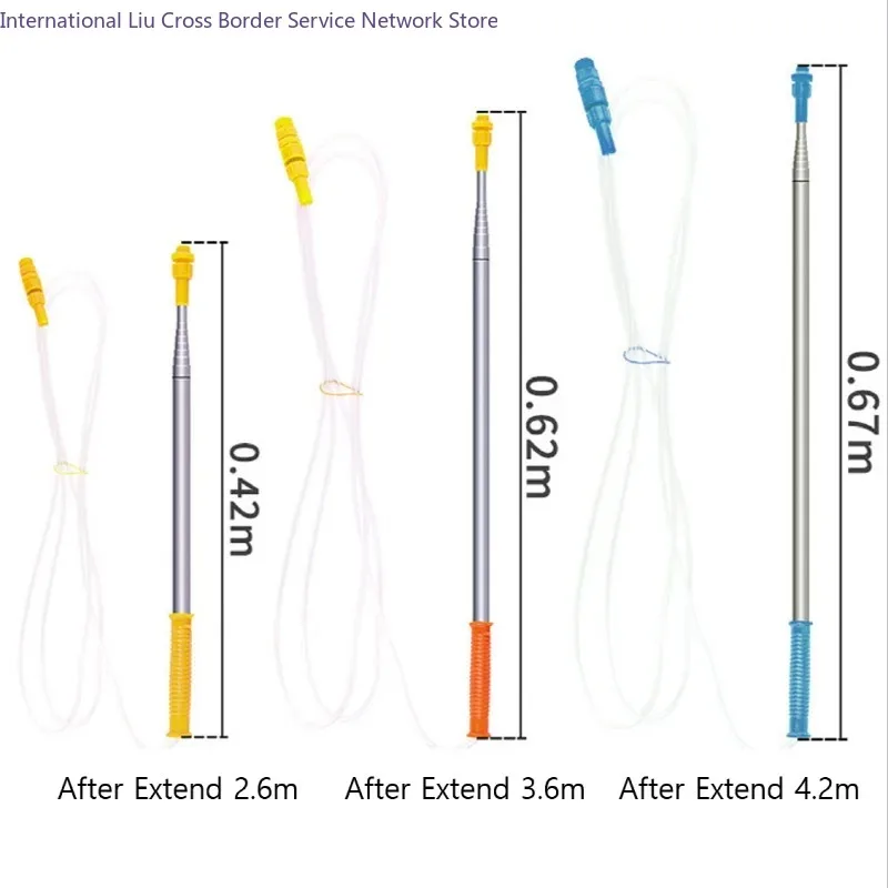 Retractable 2.6/3.6/4.2m Spraying Rod for Pesticide Sprayer  Agricultural Farming Garden Tools Watering