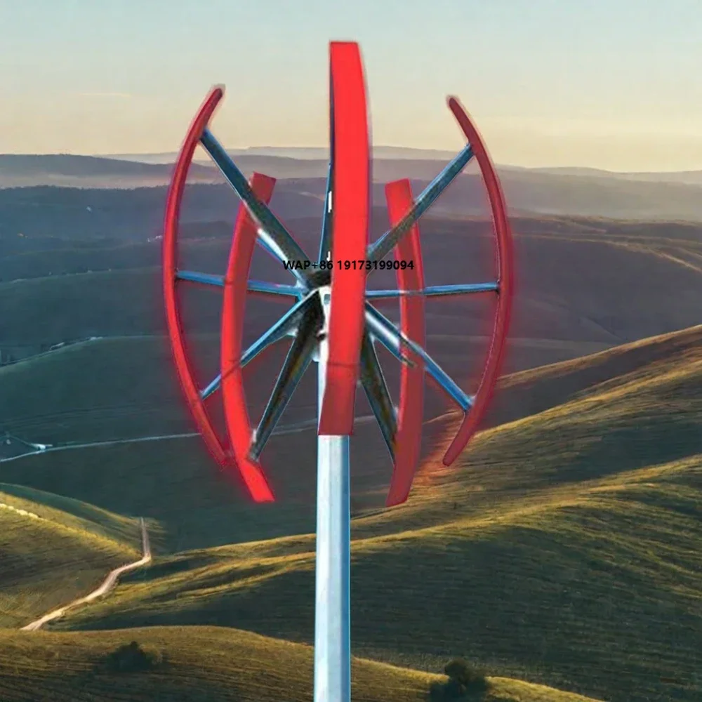 

CE Complete 10KW Domestic Residential Windmill Generator 48V 2KW 3KW 5KW Rooftop Vertical Wind Turbine for Home