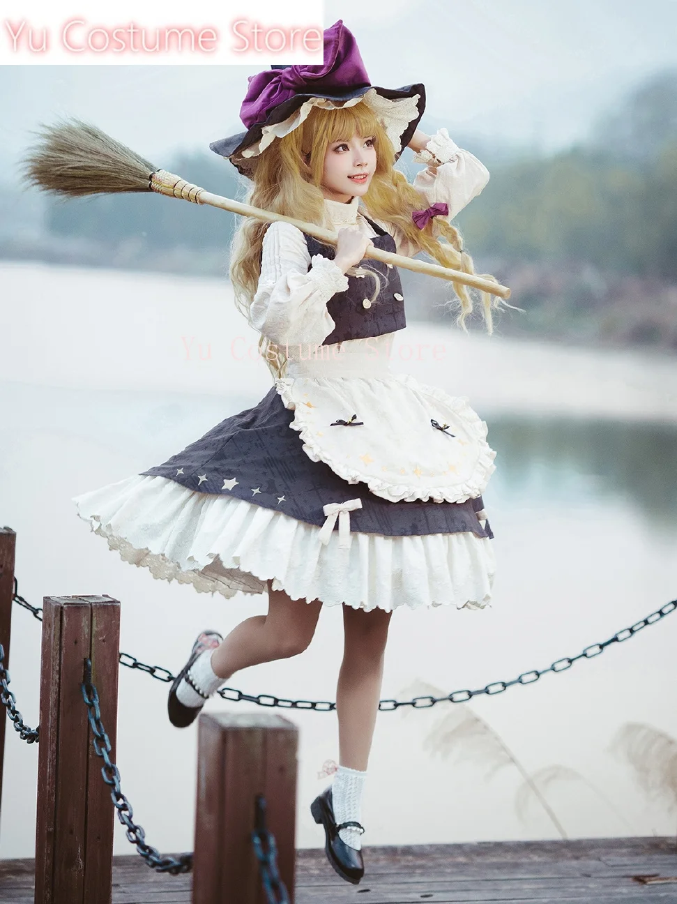 Yu Costume Touhou Project Kirisame Marisa Dress Cosplay Costume Cos Game Anime Party Uniform Hallowen Play Role Clothes Clothing