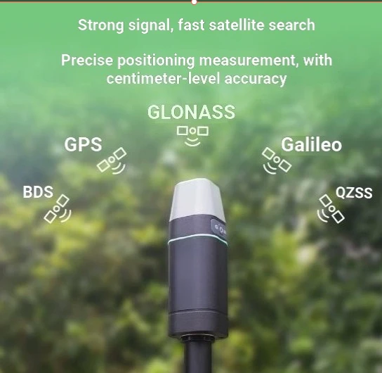 Handheld acreage measuring instrument, high-precision measuring device, vehicle-mounted dual-purpose GPS positioning device