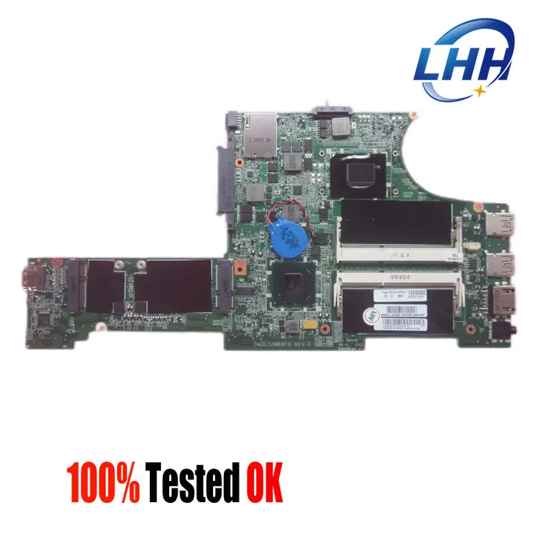 DA0LI2MB8F0 REV:F Motherboard for Lenovo ThinkPad X131E Laptop Motherboard with I3-2367M CPU FUR 04W3645