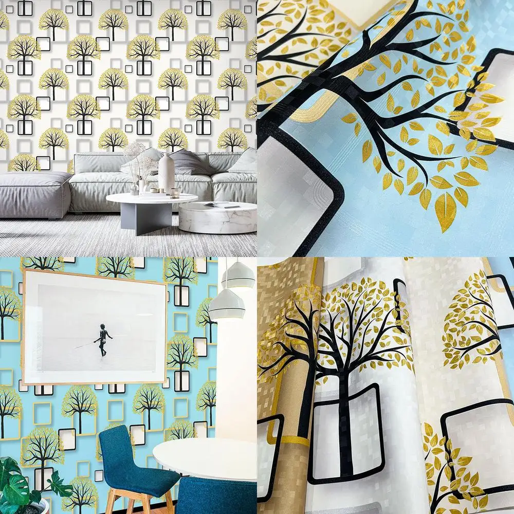Simple and Stylish Wallpaper for Bedroom Living Room Dining Room High End Club Cinema Wall 3D Background Wall Abstract PVC