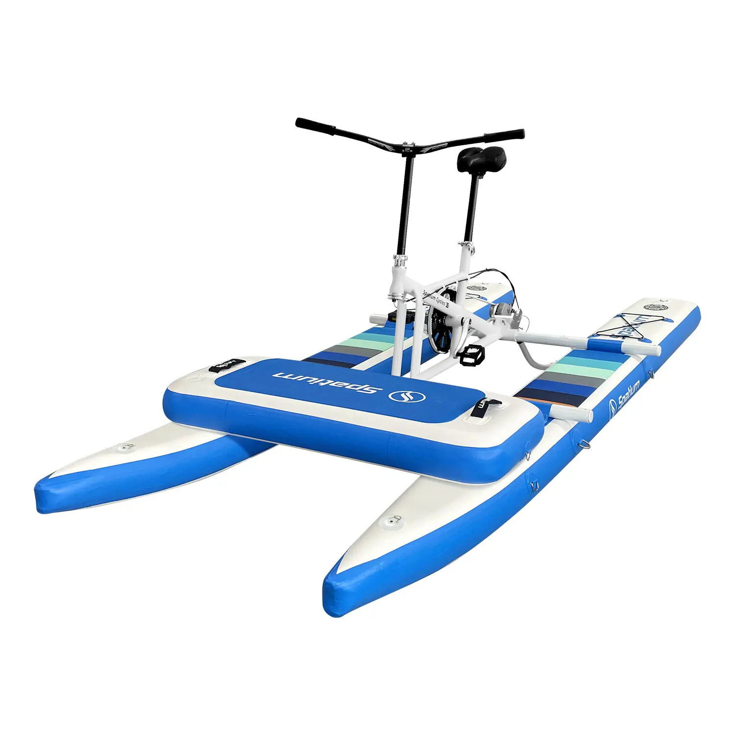 

Favorite Factory Hot Selling Marine Sports Inflatable Water Bike Pedal Boat Water Floating Bicycle For Adults